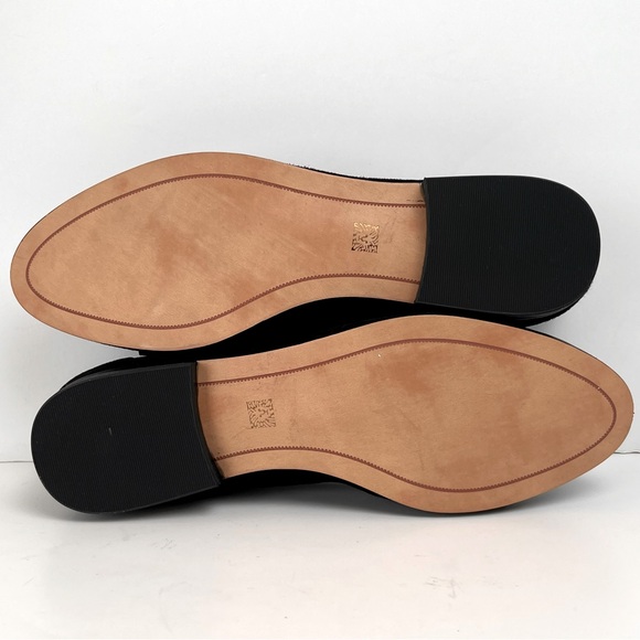 Anne Klein Shoe Size 9 Flat Loafer Black Suede Leather I-Flex AK7DYAMOND EUC - Picture 10 of 12